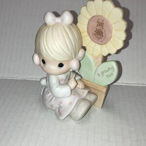 Precious Moments Girl with Sunflower Figurine- A Growing Love